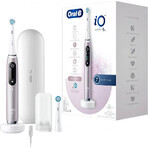 Oral B EK iO Series 9 Rose Quartz + porte-brosse à dents + étui de voyage 1×1 set, brosse à dents électronique