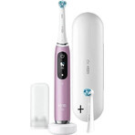 Oral B EK iO Series 9 Rose Quartz + porte-brosse à dents + étui de voyage 1×1 set, brosse à dents électronique