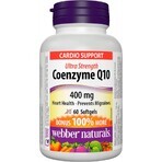 WEBBER NATURALS Co-enzym Q10 400 mg EXTRA STERK 1×60 cps, voedingssupplement