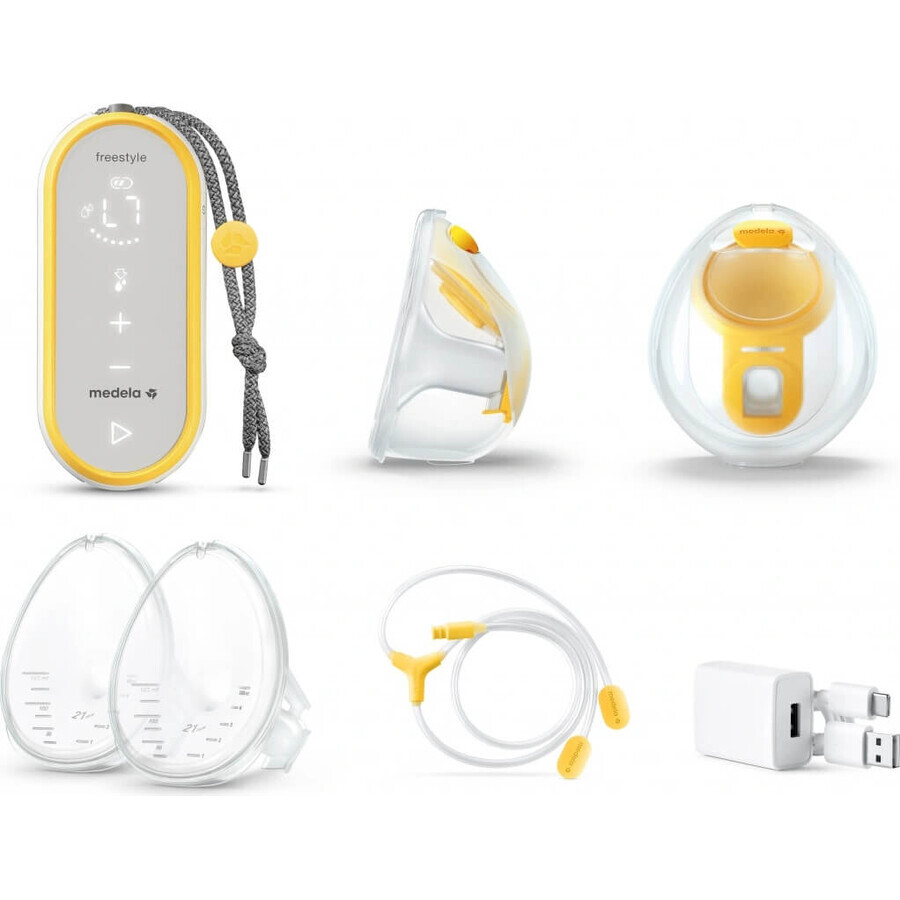 Medela Double Freestyle™ Hands-free 1×1 elektrische Milchpumpe, elektrische Milchpumpe