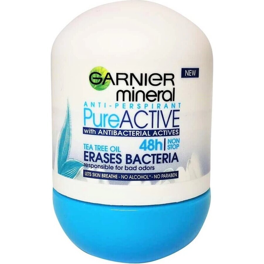 Garnier Mineral Pure Active 48h roll-on 1×50 ml anti-transpirant bullet