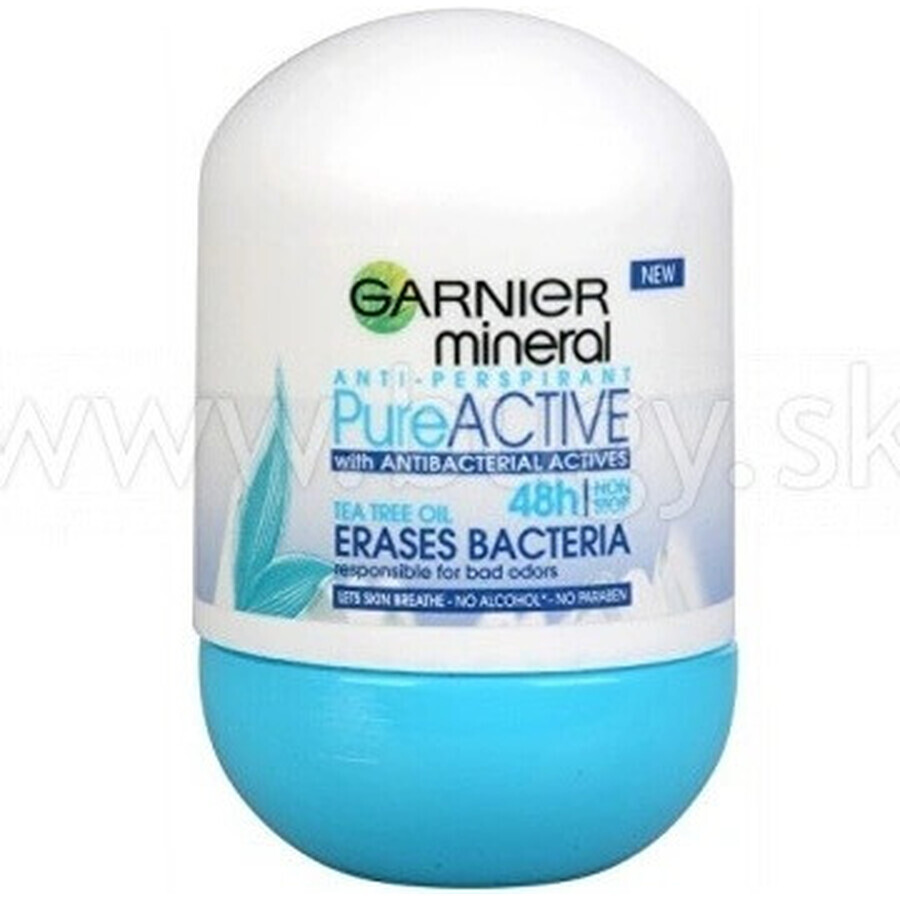 Garnier Mineral Pure Active 48h roll-on 1×50 ml anti-transpirant bullet