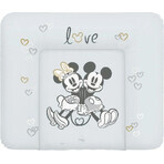 CEBA Disney Minnie & Mickey Zachte vervangingsmat voor commode (85x72) Disney Minnie & Mickey Grijs 1×1 stuk