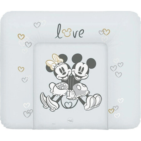 CEBA Disney Minnie & Mickey Zachte vervangingsmat voor commode (85x72) Disney Minnie & Mickey Grijs 1×1 stuk