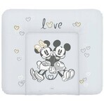 CEBA Disney Minnie & Mickey Zachte vervangingsmat voor commode (85x72) Disney Minnie & Mickey Grijs 1×1 stuk