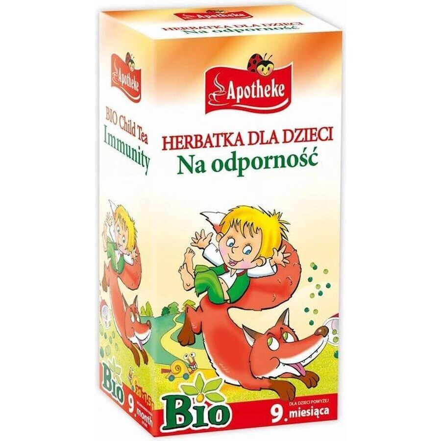 APOTHEKE THÉ HERBAL POUR ENFANTS 20×1,5 g (30 g), thé pour enfants