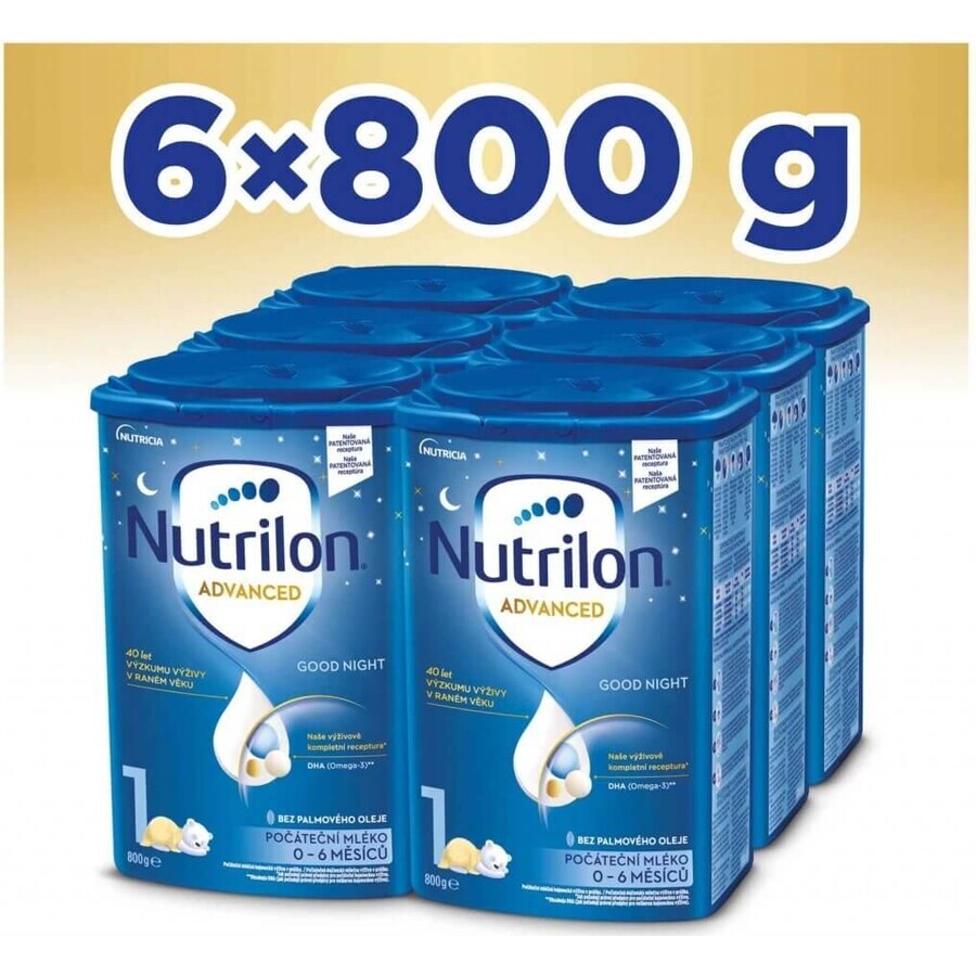 Nutrilon Advanced 1 Goedenacht 6×800 g, zuigelingenmelk