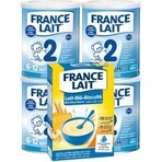 France Lait 2 4x400g + FL wheat porridge. Set 250g 1×1, infant milk powder set