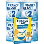 France Lait 2 4x400g + FL wheat porridge. Set 250g 1×1, infant milk powder set