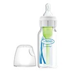 Dr.BROWN'S BABY BOTTLE OPTIONS+ 120 ml 1×1 Stück, schmal, 0M+, antikolik, Kunststoff, weiß