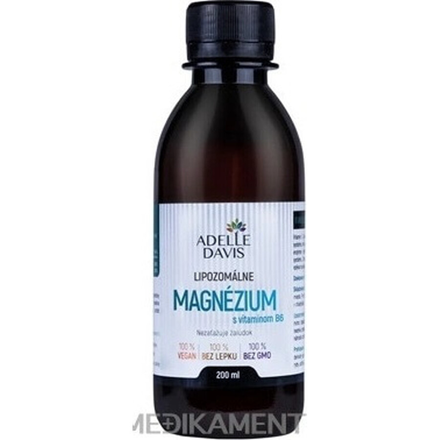 Adelle Davis liposomales Magnesium mit Vitamin B6 1×200 ml, Magnesium