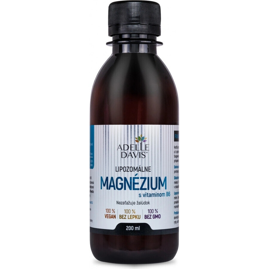 Adelle Davis liposomales Magnesium mit Vitamin B6 1×200 ml, Magnesium