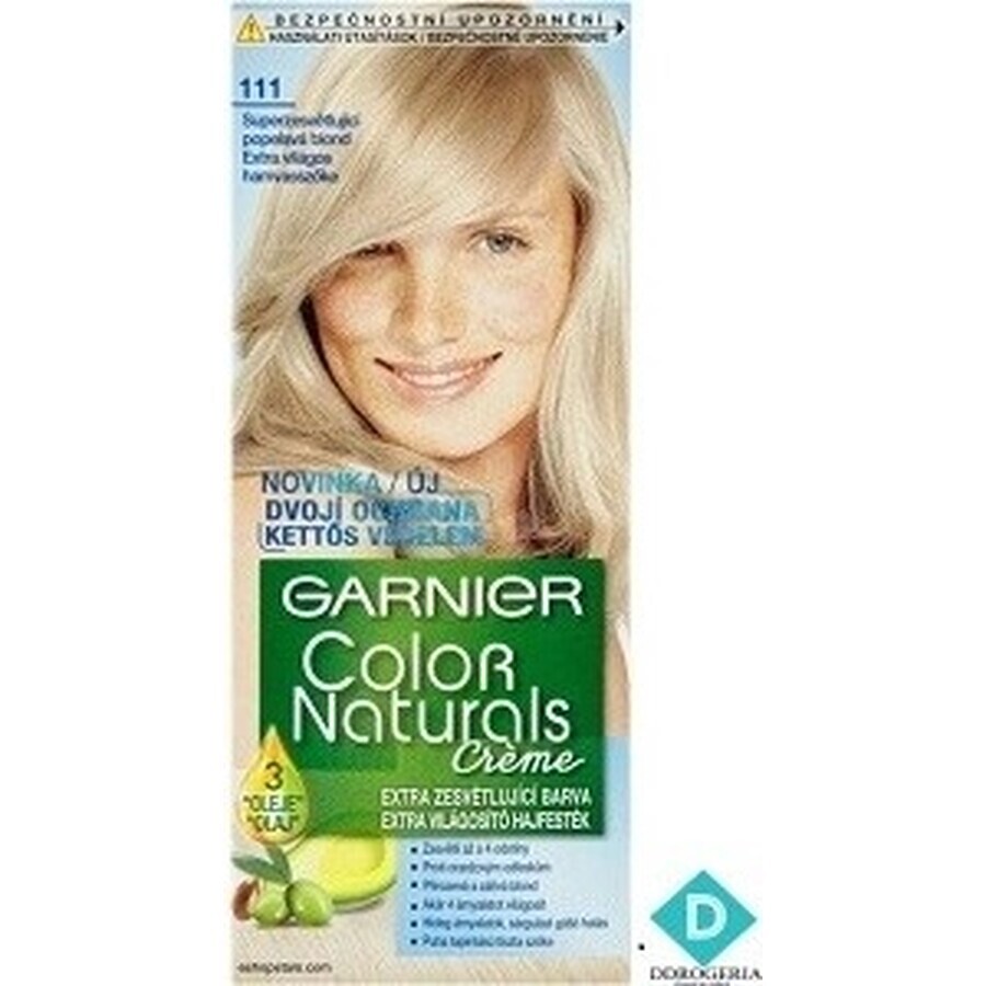 Garnier Color Naturals Permanent Haarkleuring 111 Superlightening Asblond 1×1 stuk, haarkleuring