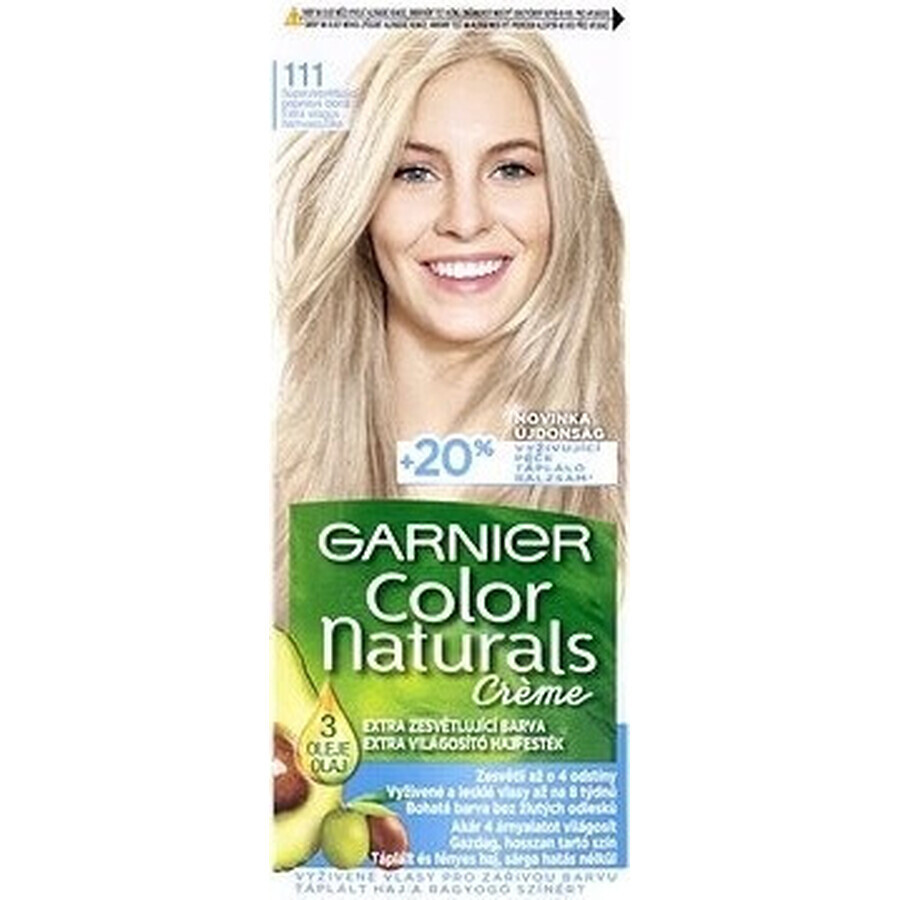 Garnier Color Naturals Permanent Haarkleuring 111 Superlightening Asblond 1×1 stuk, haarkleuring