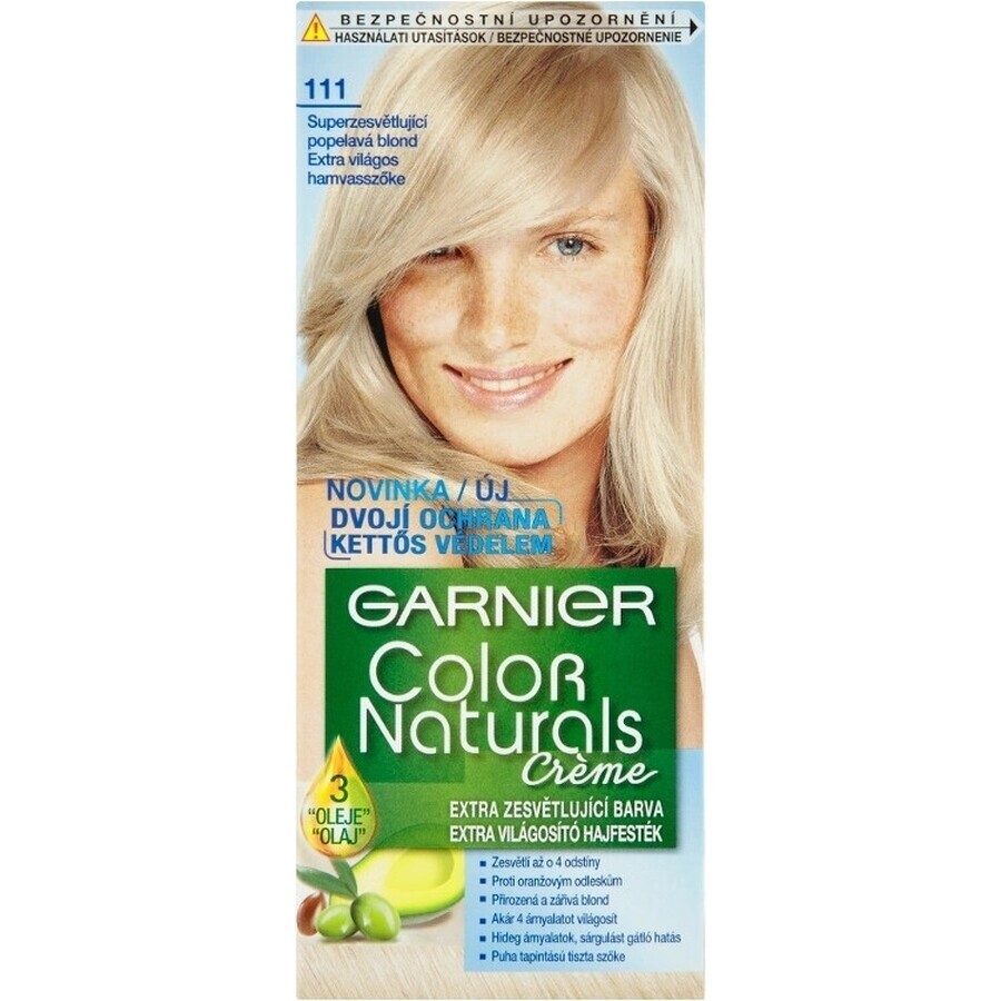 Garnier Color Naturals Permanent Haarkleuring 111 Superlightening Asblond 1×1 stuk, haarkleuring