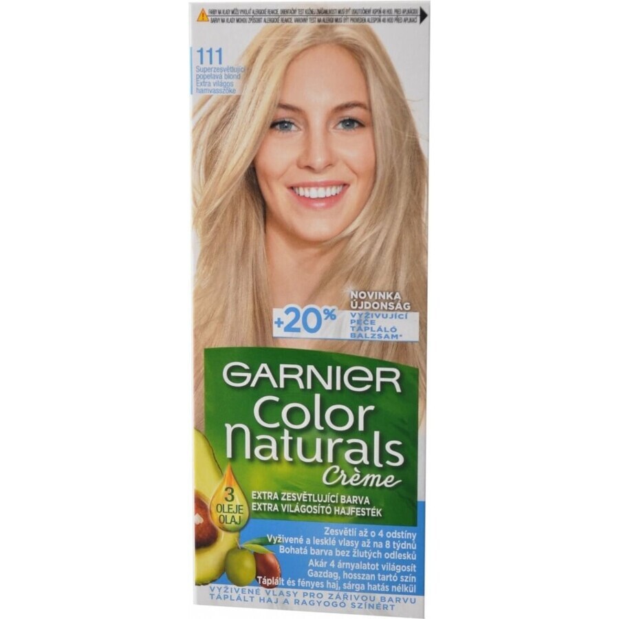 Garnier Color Naturals Permanent Haarkleuring 111 Superlightening Asblond 1×1 stuk, haarkleuring