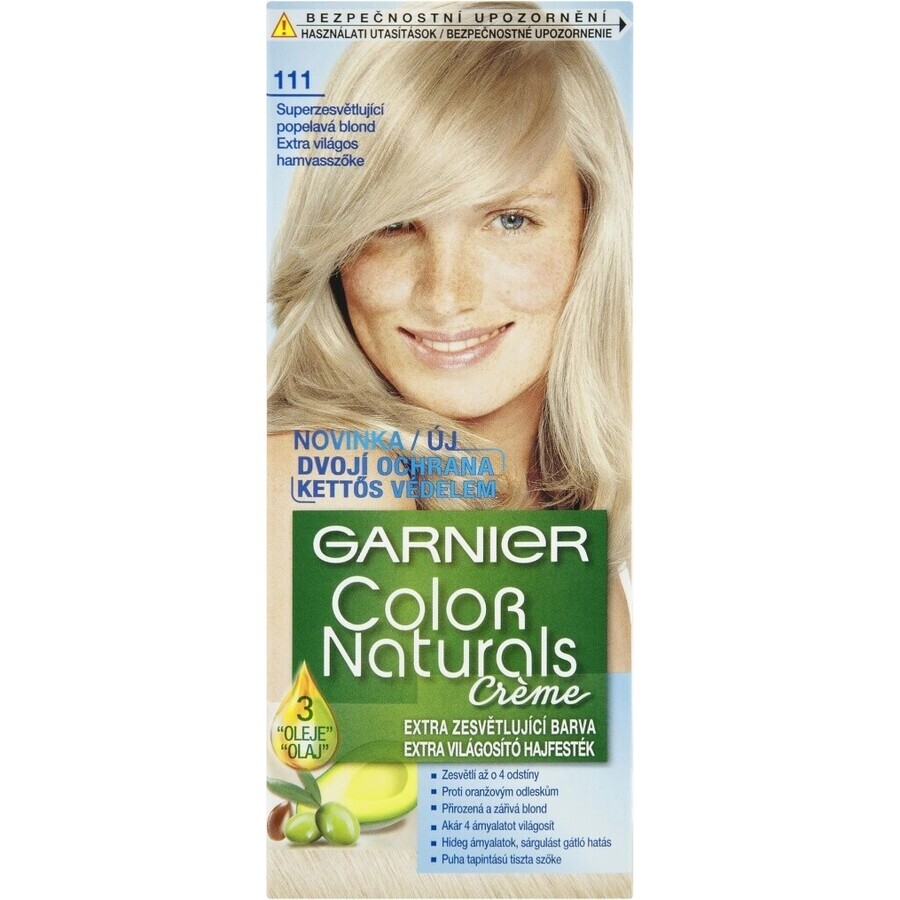 Garnier Color Naturals Permanent Haarkleuring 111 Superlightening Asblond 1×1 stuk, haarkleuring