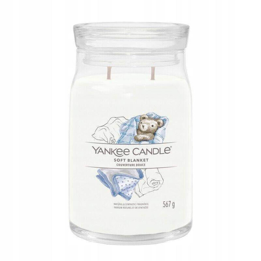 Yankee Candle Signature Signature Large Soft Blanket™ 1×567 g, Duftkerze