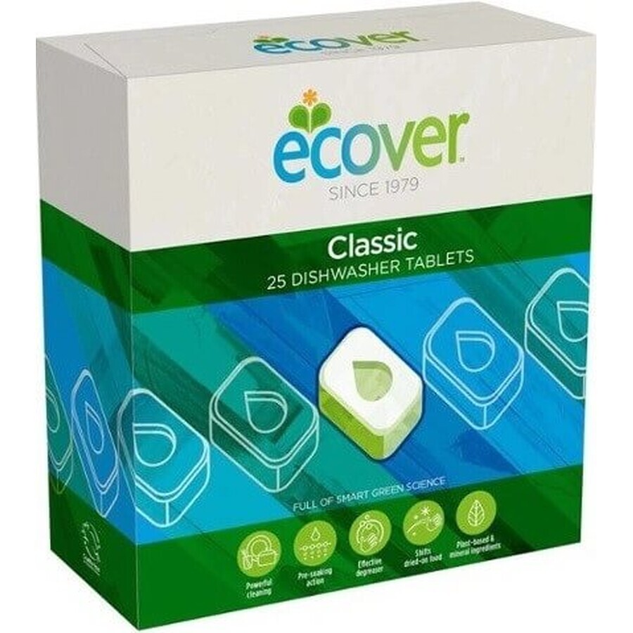 ECOVER Geschirrspültabletten 1x25 Stück, Geschirrspültabletten