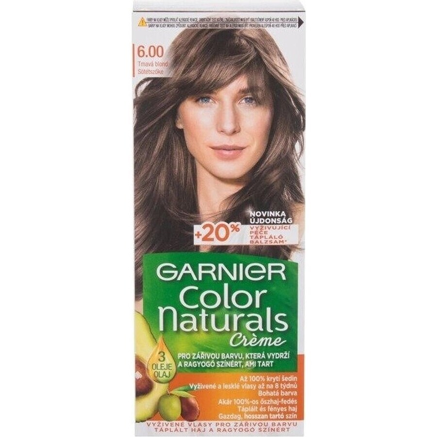 Garnier Color Naturals culoare permanentă a părului 6.00 Blond închis 1×1 bucată, culoarea părului