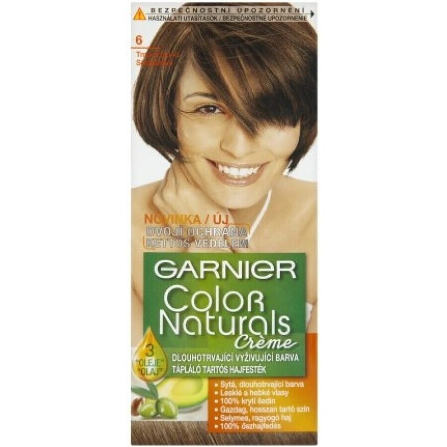 Garnier Color Naturals culoare permanentă a părului 6.00 Blond închis 1×1 bucată, culoarea părului