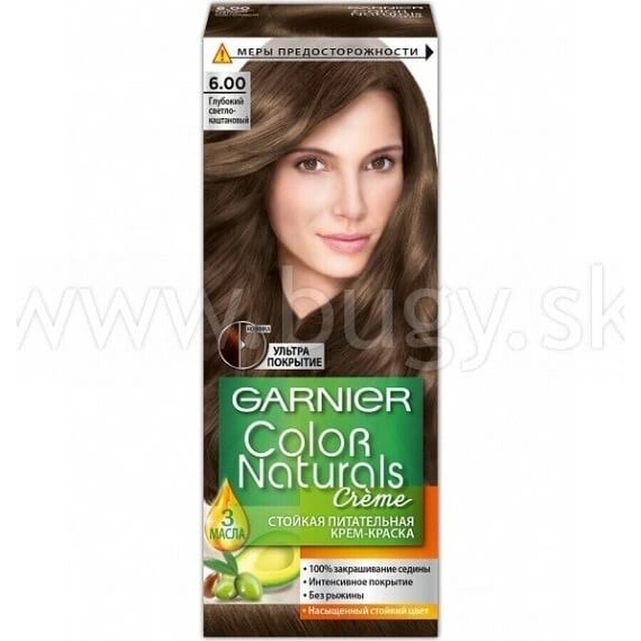 Garnier Color Naturals culoare permanentă a părului 6.00 Blond închis 1×1 bucată, culoarea părului