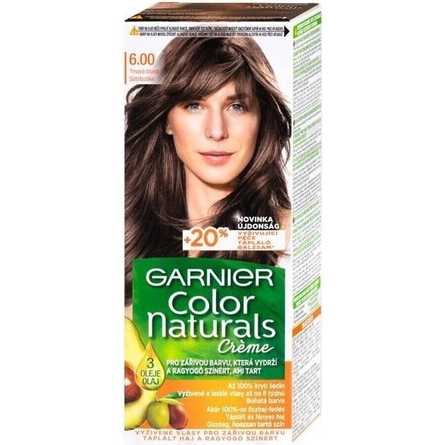 Garnier Color Naturals culoare permanentă a părului 6.00 Blond închis 1×1 bucată, culoarea părului