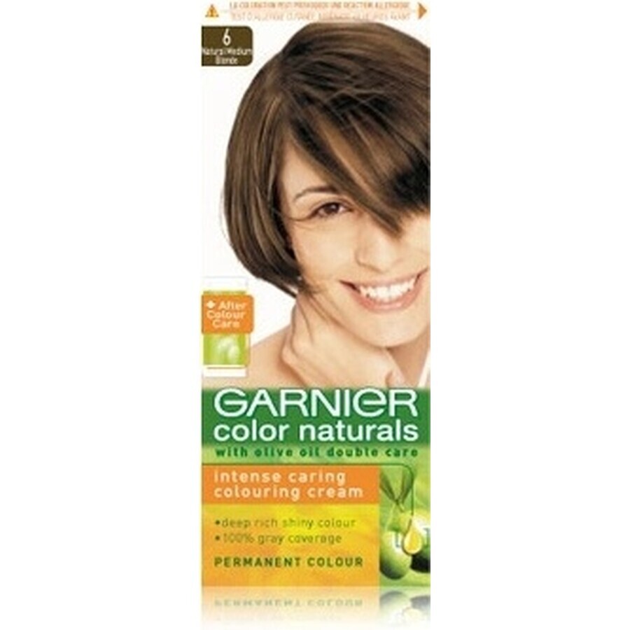 Garnier Color Naturals culoare permanentă a părului 6.00 Blond închis 1×1 bucată, culoarea părului