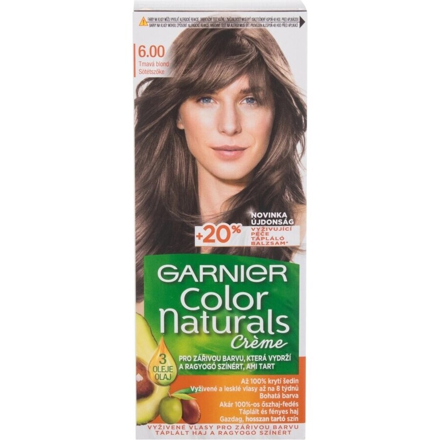 Garnier Color Naturals culoare permanentă a părului 6.00 Blond închis 1×1 bucată, culoarea părului