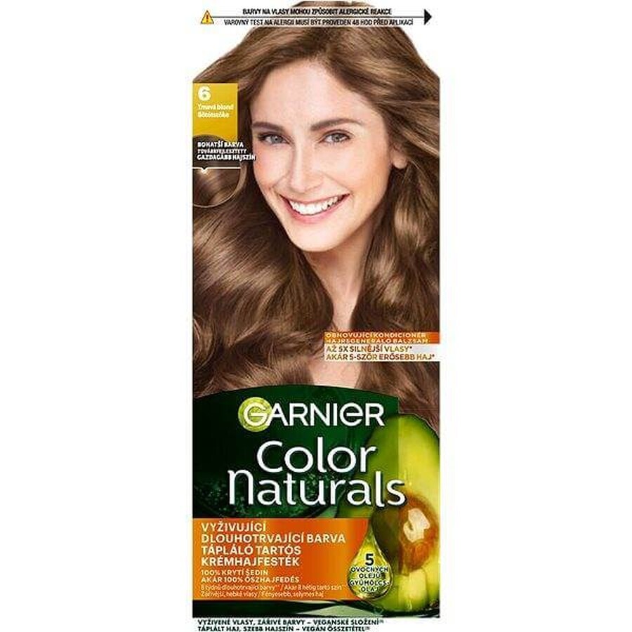 Garnier Color Naturals culoare permanentă a părului 6.00 Blond închis 1×1 bucată, culoarea părului