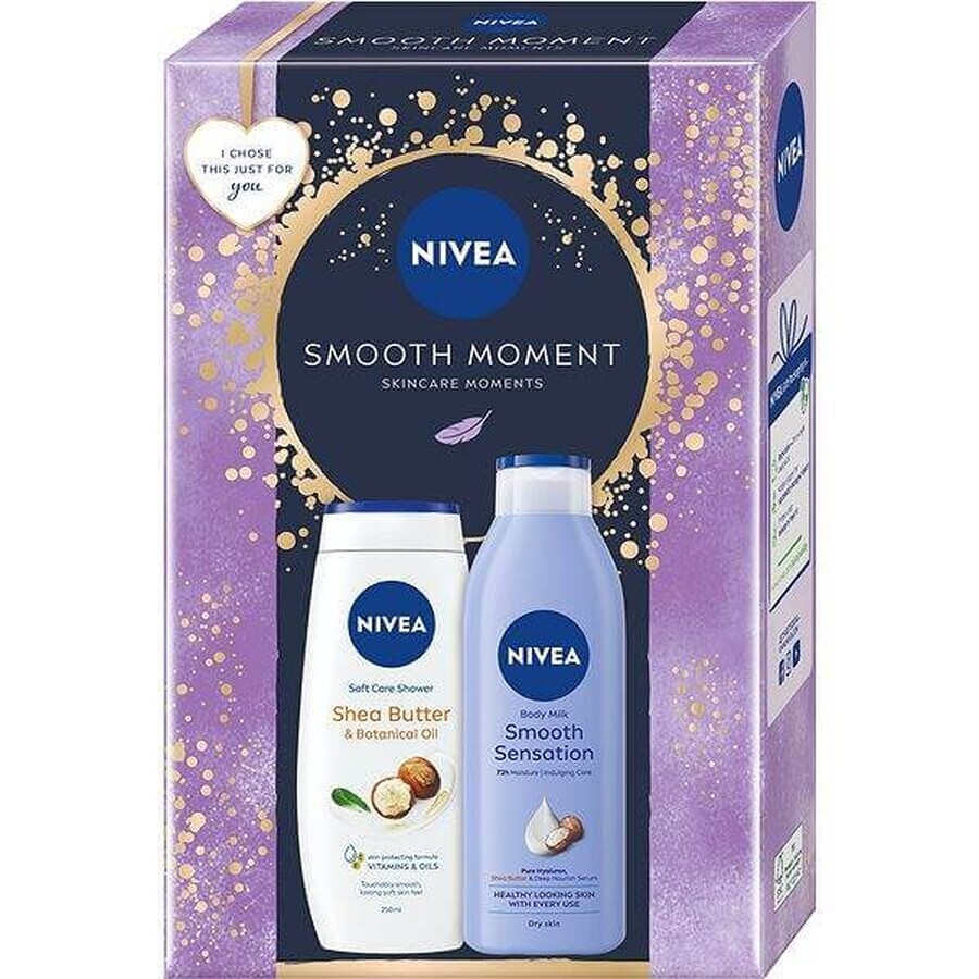 NIVEA BOX BODY SMOOTH 1×1 st, geschenkverpakking