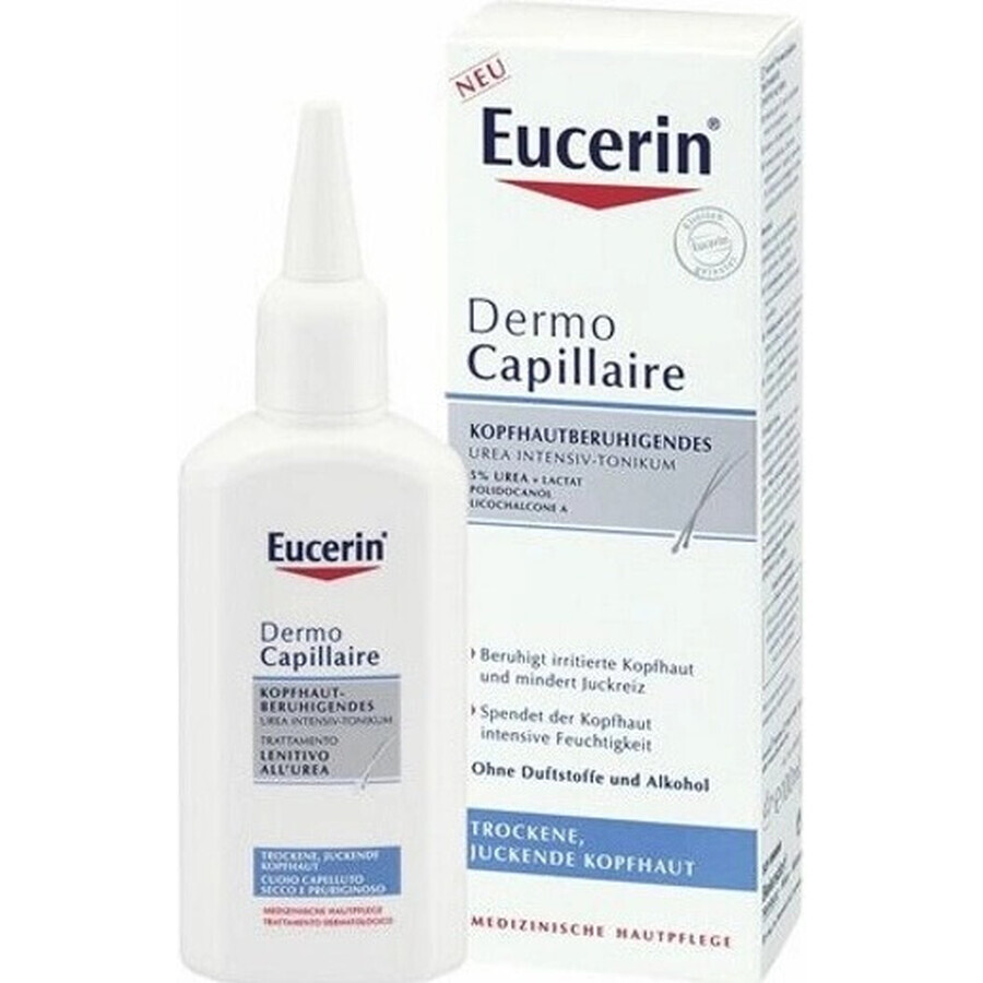 Eucerin DermoCapillaire 5% Urea Tonic 1×100 ml für trockene Kopfhaut