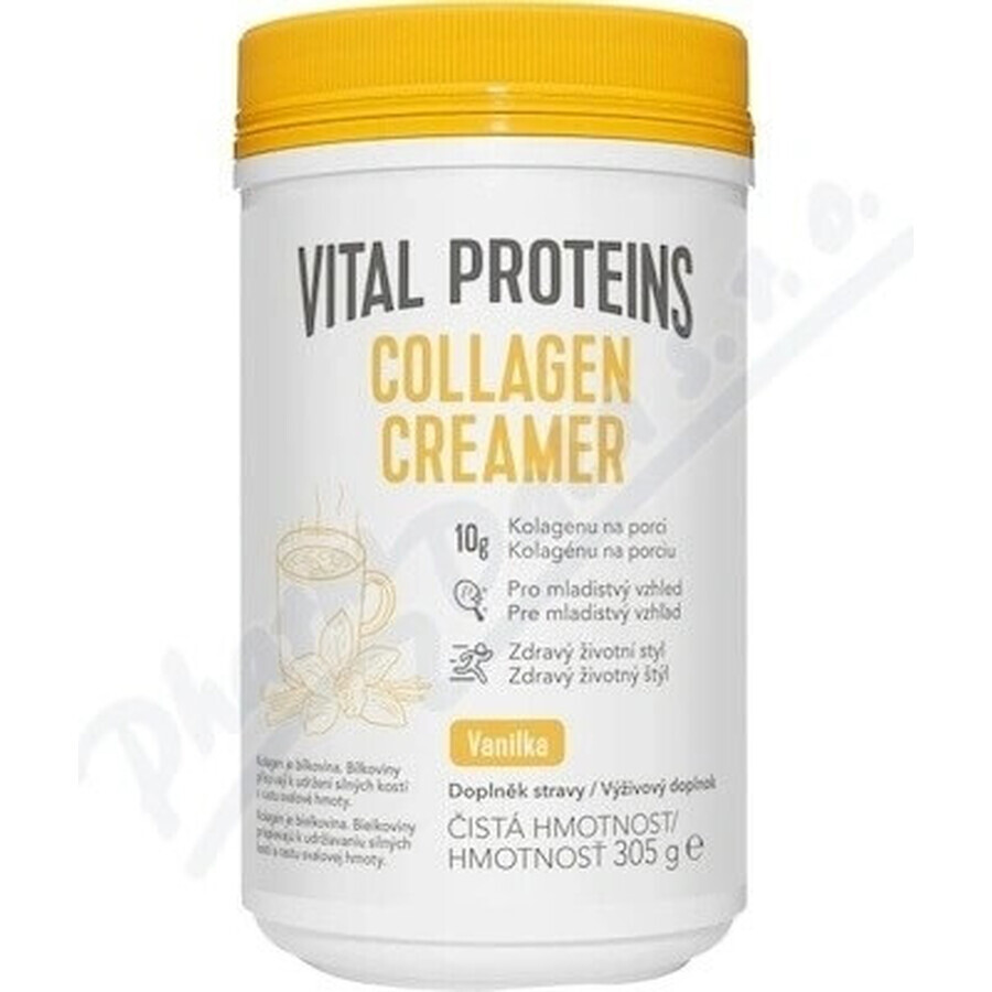 Vital Proteins Collagen Creamer Vanilla Collagene in polvere 305g 1×305g 1×305g, gusto caffè