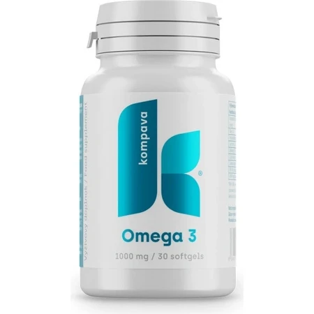 Kompava Omega-3 1×30 cps, Nahrungsergänzungsmittel