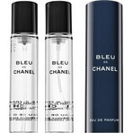 Chanel Bleu De Chanel Edt 3x20ml 60ml 1×1pc, apă de toaletă