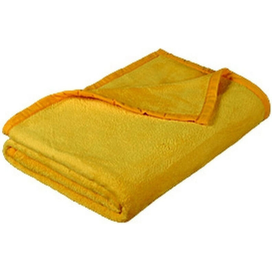 Coperta per bambini KORALL MICRO 100x150 6014/005 giallo 1×1 pz, coperta per bambini