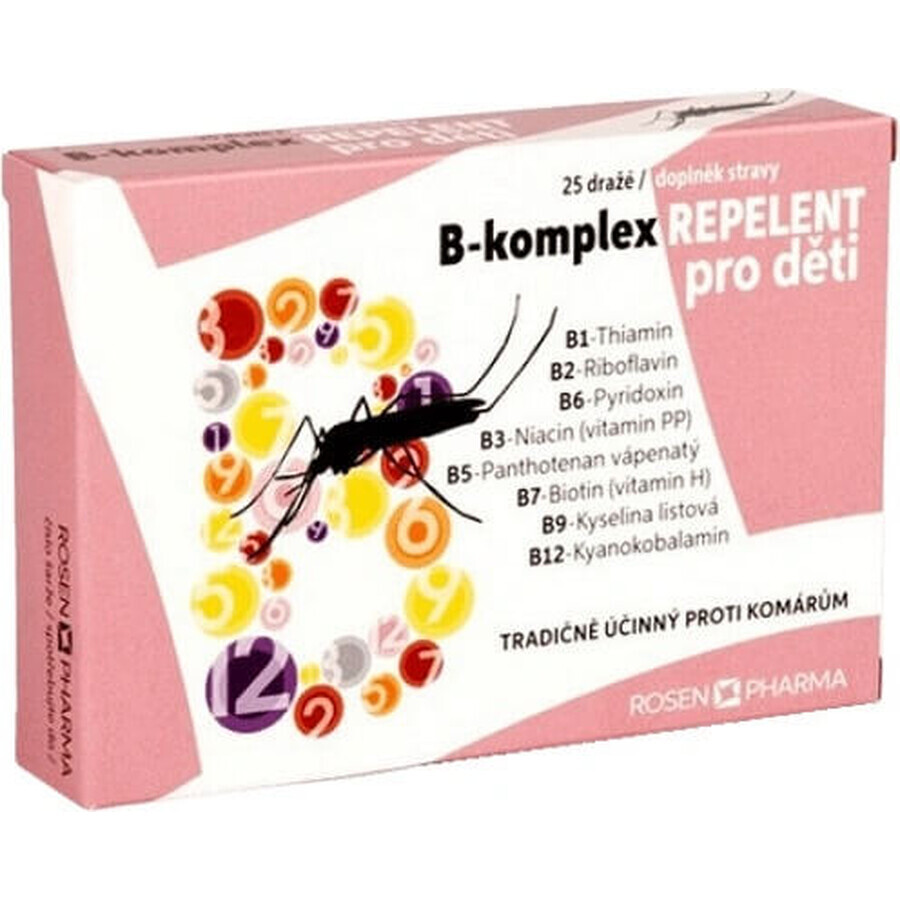 ROSEN PHARMA B-KOMPLEX B-KOMPLEX REPELLENT 1×25 tbl, Repellent in Tablettenform