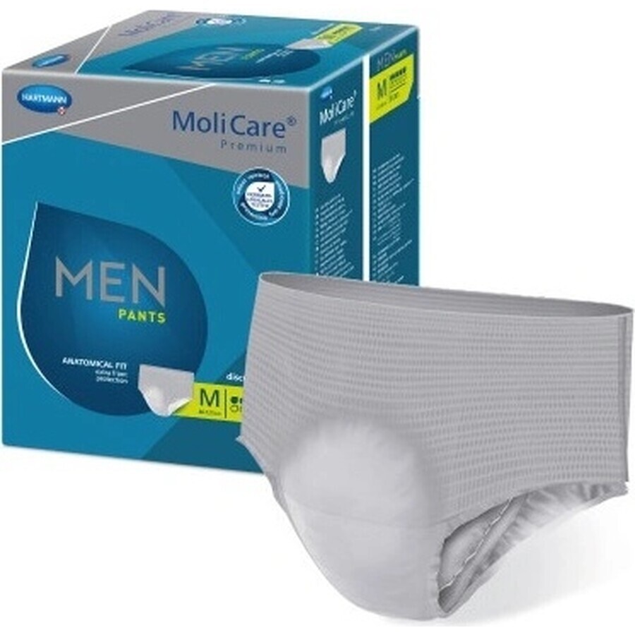 MOLICARE PREMIUM PANTALON HOMME 5KV. M 1×8pcs, slips d'incontinence