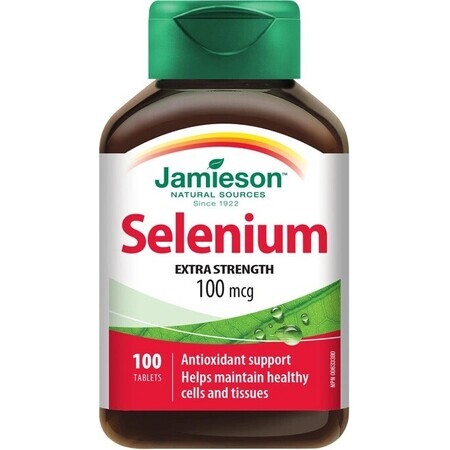 JAMIESON SELENIUM 100 mcg 1×100 tbl, selenium