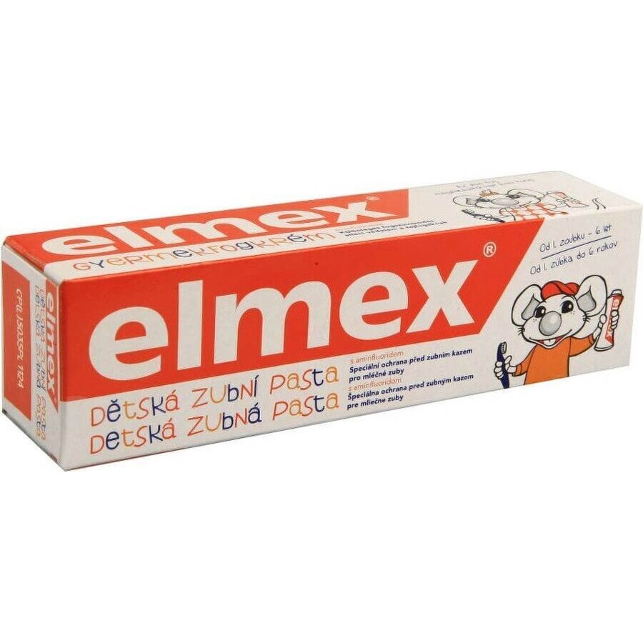 ELMEX JUNIOR TOOTH PASTE 1×75 ml, tandpasta voor kinderen