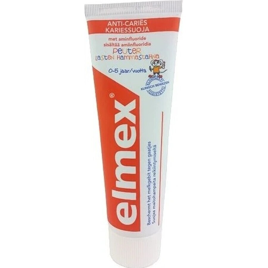 ELMEX JUNIOR TOOTH PASTE 1×75 ml, tandpasta voor kinderen