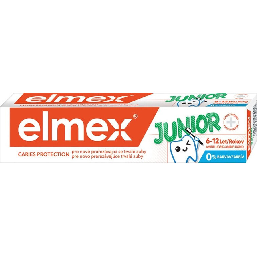 ELMEX JUNIOR TOOTH PASTE 1×75 ml, tandpasta voor kinderen