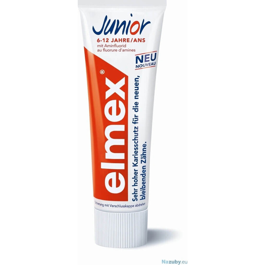 ELMEX JUNIOR TOOTH PASTE 1×75 ml, tandpasta voor kinderen