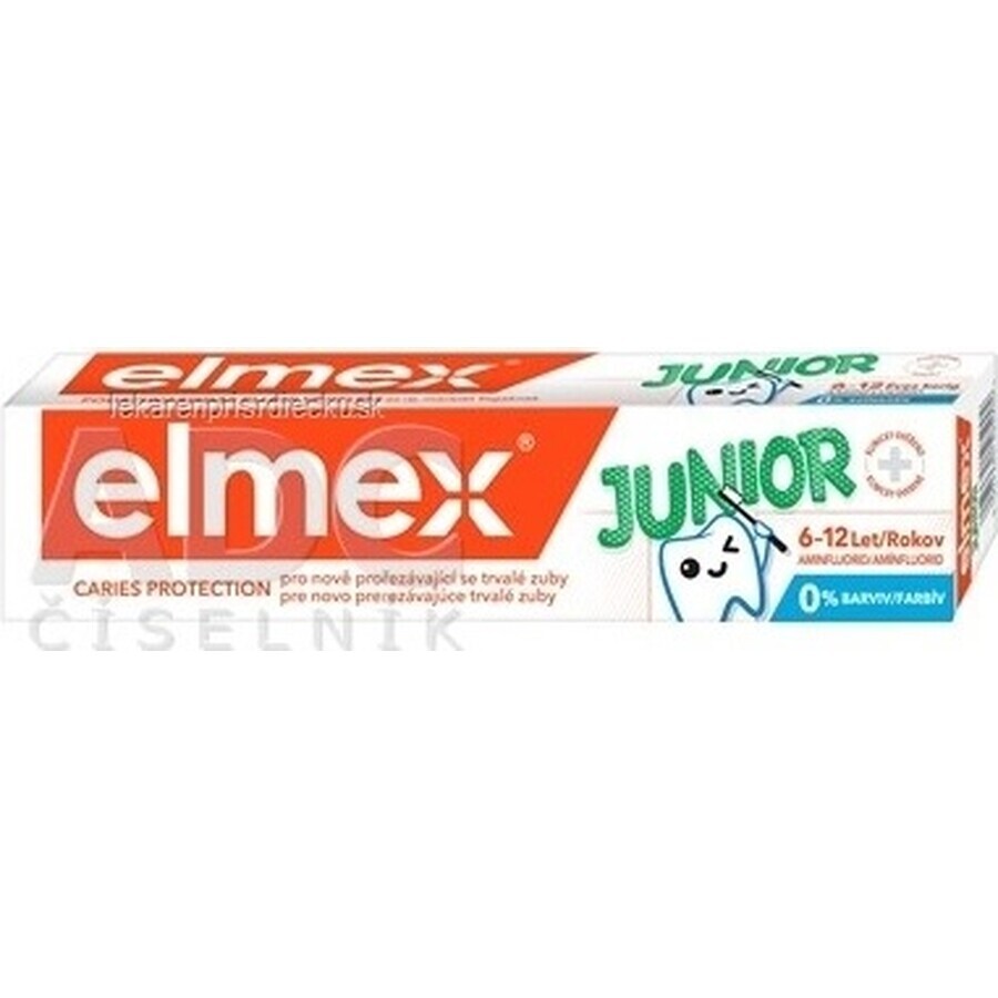 ELMEX JUNIOR TOOTH PASTE 1×75 ml, tandpasta voor kinderen