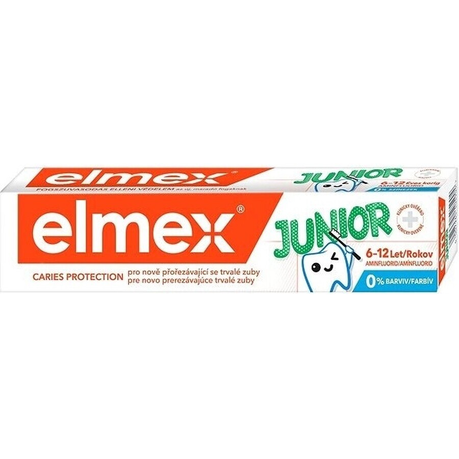 ELMEX JUNIOR TOOTH PASTE 1×75 ml, tandpasta voor kinderen