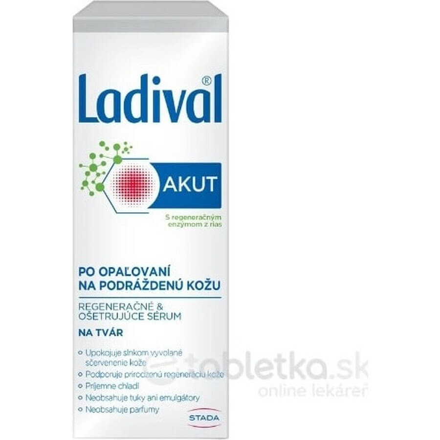 LADIVAL Akut Serum Facial 1×50 ml, serum facial para después de tomar el sol