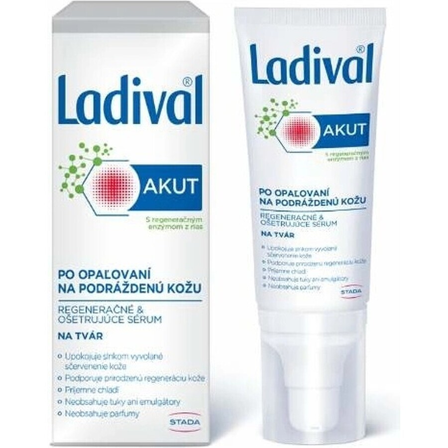 LADIVAL Akut Serum Facial 1×50 ml, serum facial para después de tomar el sol