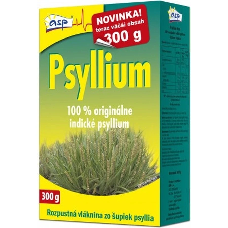 Asp Psyllium 1×300 g, oplosbare natuurlijke vezels