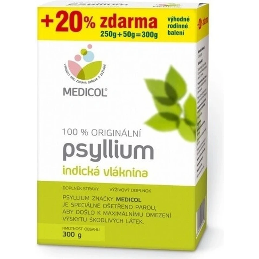 Asp Psyllium 1×300 g, oplosbare natuurlijke vezels