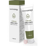 SANTADERM CREMA UREA 30% Y ACEITE DE OLIVA crema con urea y aceite de oliva 1x50 ml